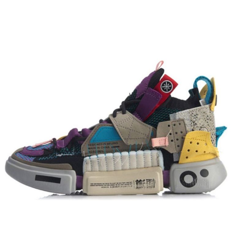 (WMNS) Li-Ning Ace Low 'Multicolor Grey' AGBQ066-1