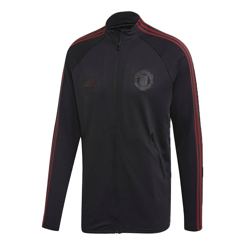 adidas Manchester United Soccer/Football Training Zipper Jacket Black FH8546