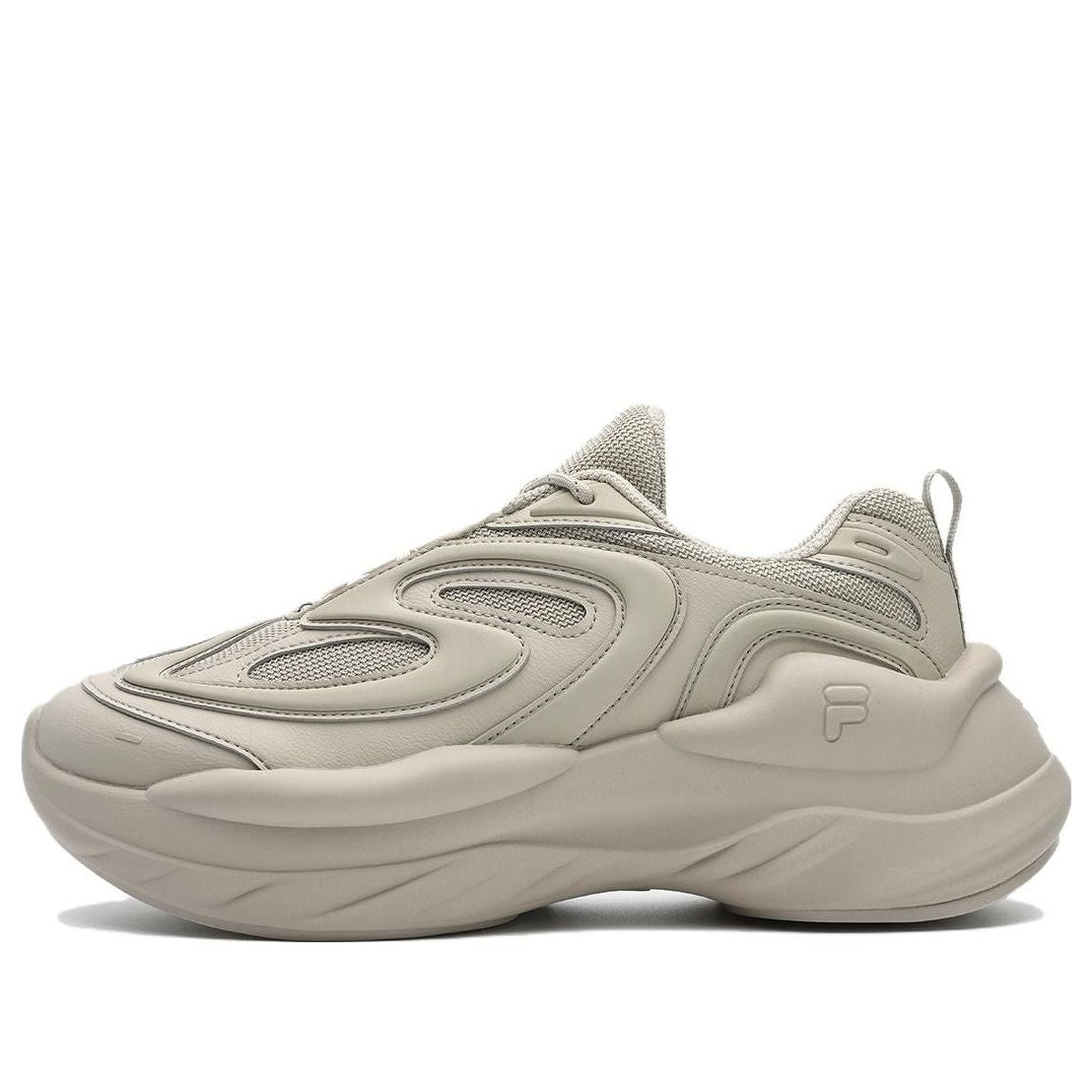 (WMNS) FILA FUSION Buzzard Sneakers 'Beige' T12W341103FFA