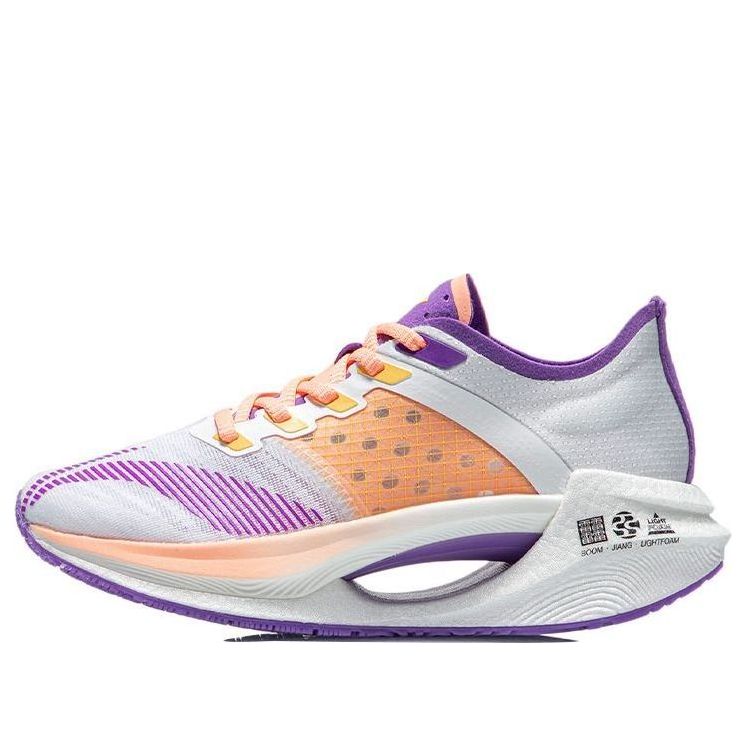 (WMNS) Li-Ning Essential 'White Orange Purple' ARHR122-7