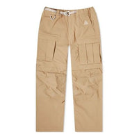 Nike waterproof Outdoor Multiple Pockets Casual Bundle Feet Long Pants Khaki CV0655-247