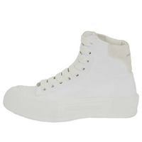 (WMNS) Alexander McQueen Deck High-Top Sneakers 'White' 666381W4MV79000