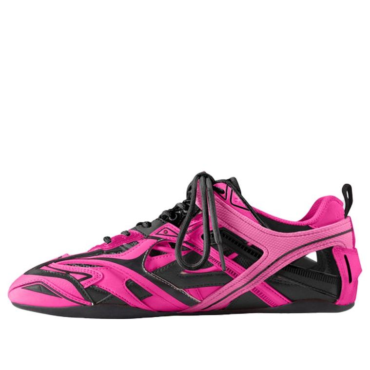 (WMNS) Balenciaga Drive Sneaker 'Black Neon Pink' 624344W2FD15010