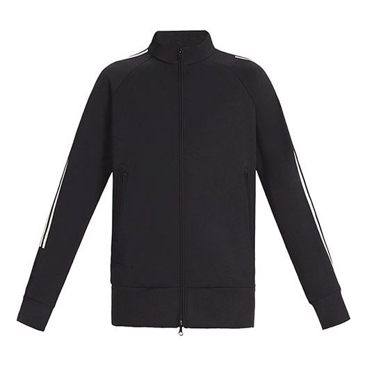 Men's Y-3 Firebird Track Jacket Long Sleeves Zipper Sports Black DP0548