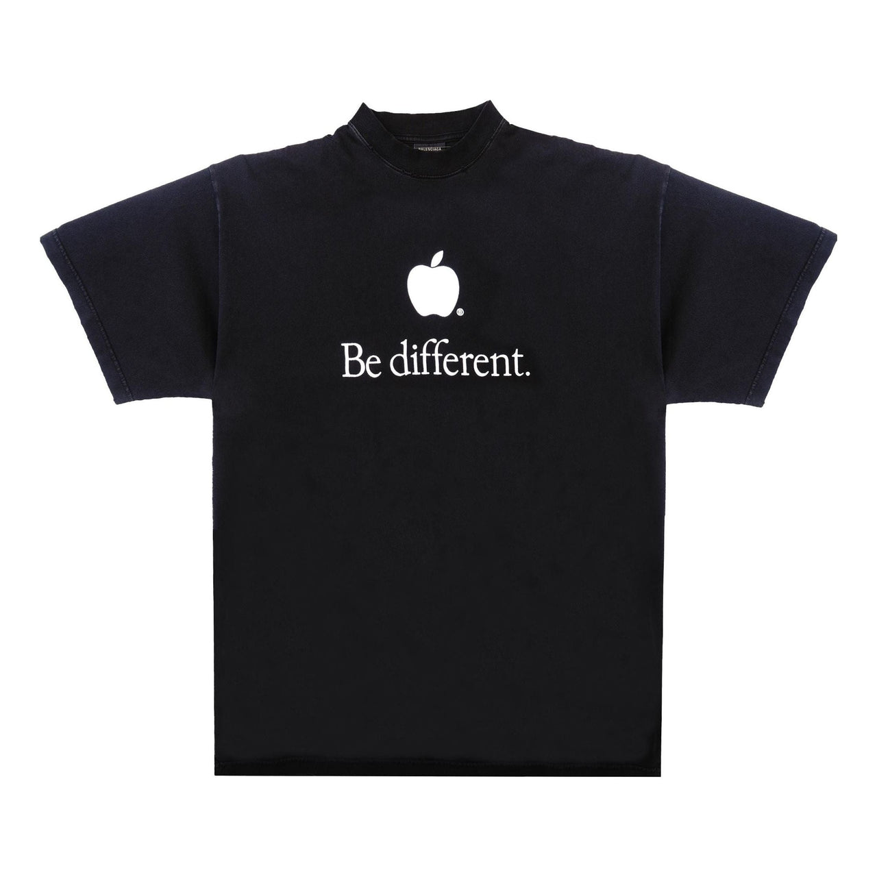 Balenciaga Be Different T-Shirt 'Black White' 712398TNVB31070