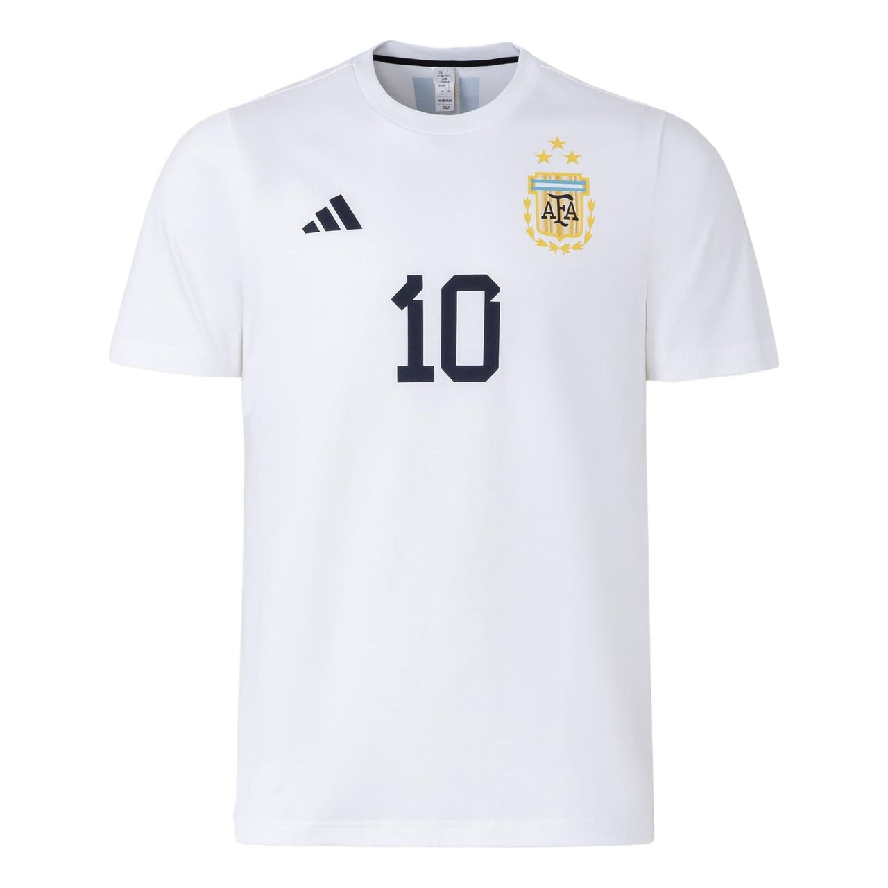 adidas Messi Name And Number Tee 'White' IW3614