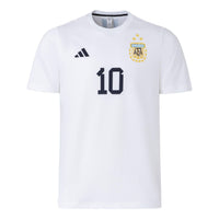 adidas Messi Name And Number Tee 'White' IW3614