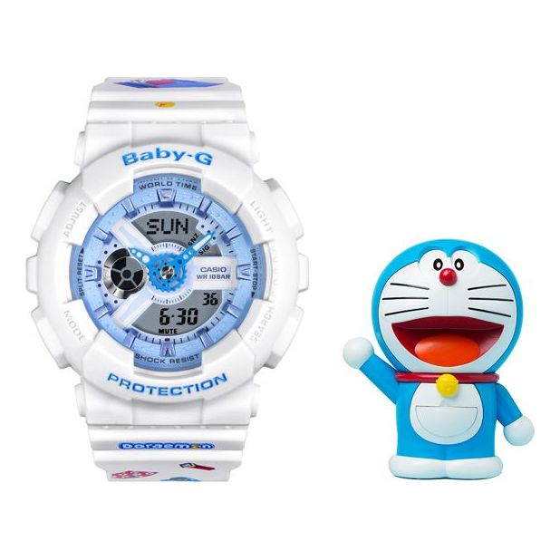 CASIO Baby-G 'White Doraemon' BA-110BE-7APRDL