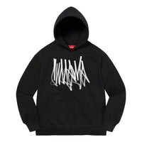 Supreme Tag Hooded Sweatshirt 'Black White' SUP-FW22-748