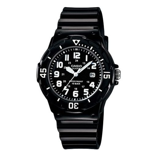 CASIO Waterproof Sports Black Analog LRW-200H-1B
