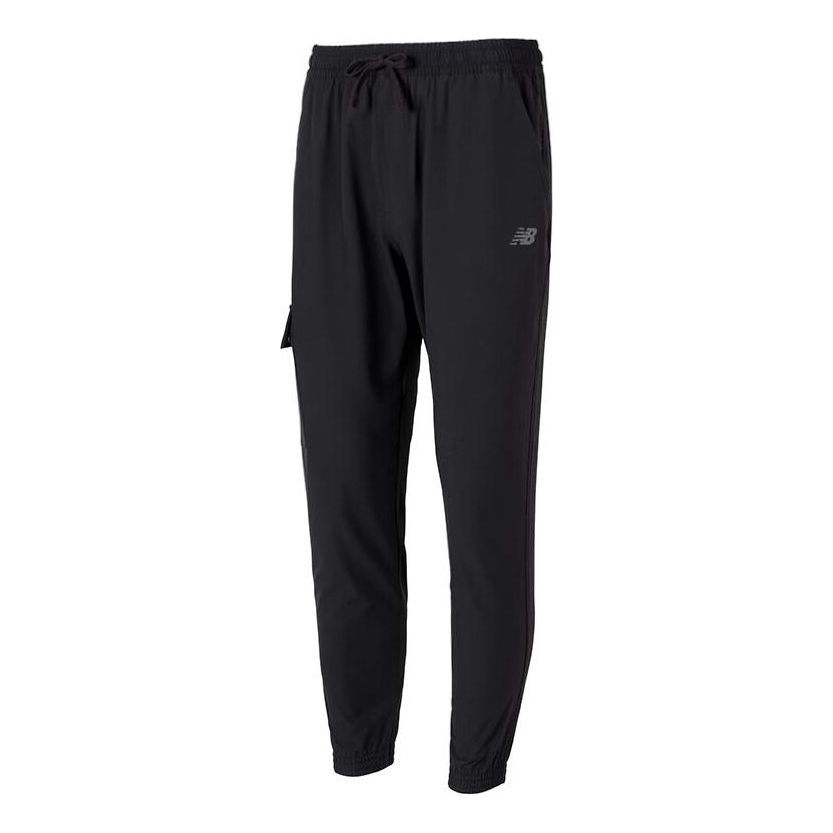 New Balance NB Logo Woven Jogger 'Black' AMP42320-BK