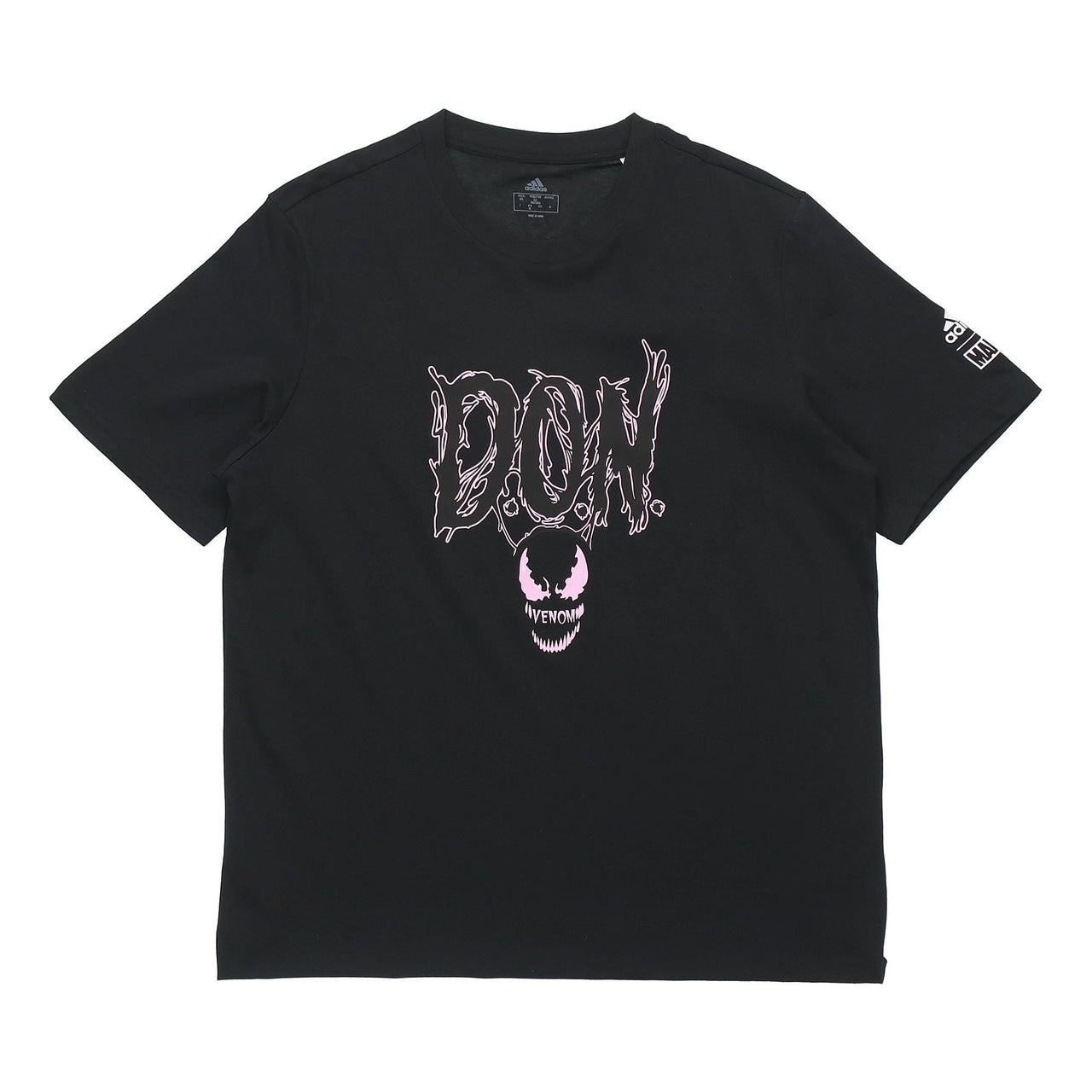 adidas Don Venom Tee Basketball Sports Short Sleeve Black GI8874