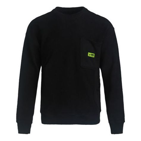 Converse Slogan Long-sleeve Round-neck Sweater Men Black 10019956-A01