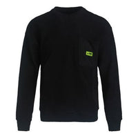 Converse Slogan Long-sleeve Round-neck Sweater Men Black 10019956-A01