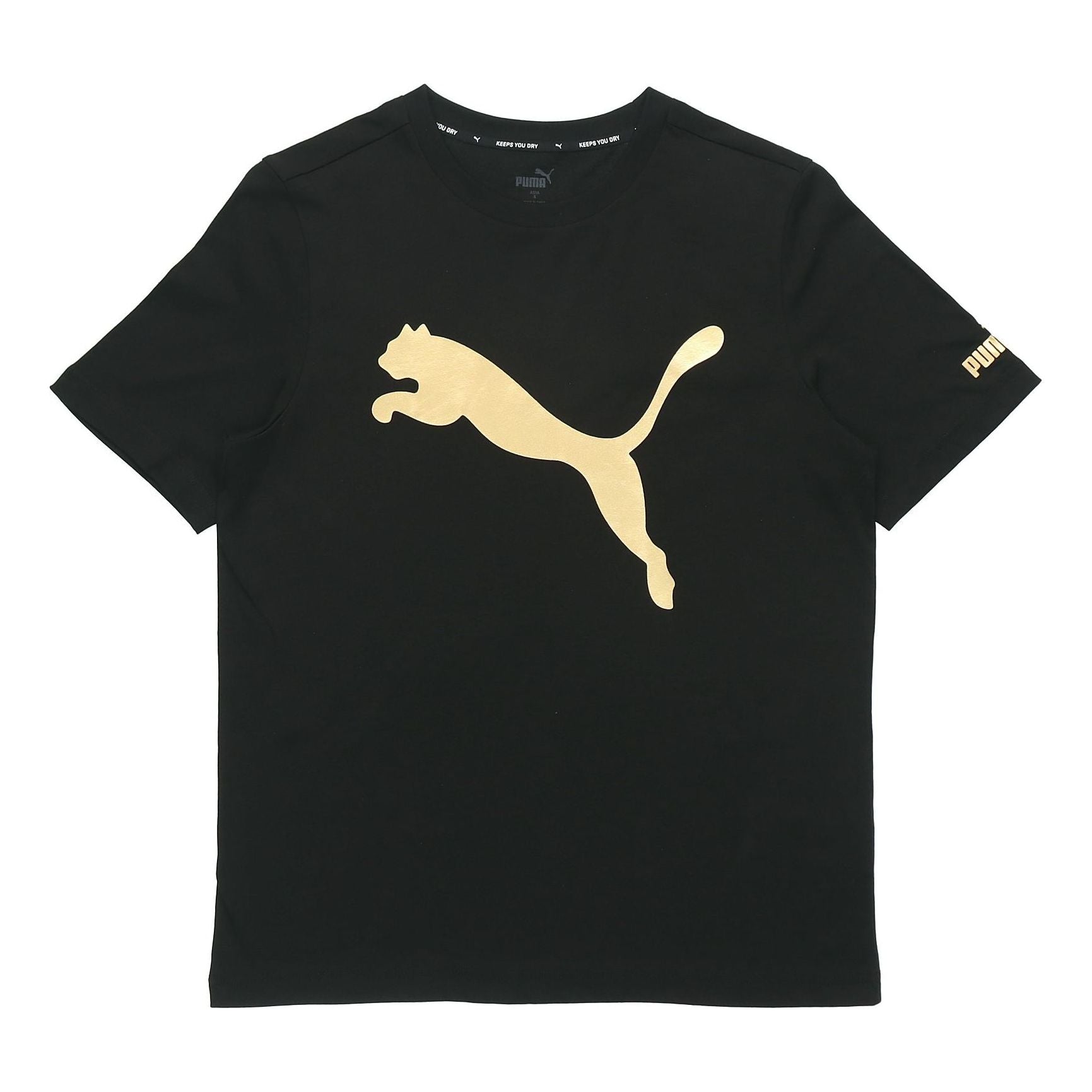PUMA Logo Foil Tee 'Black' 533191-01