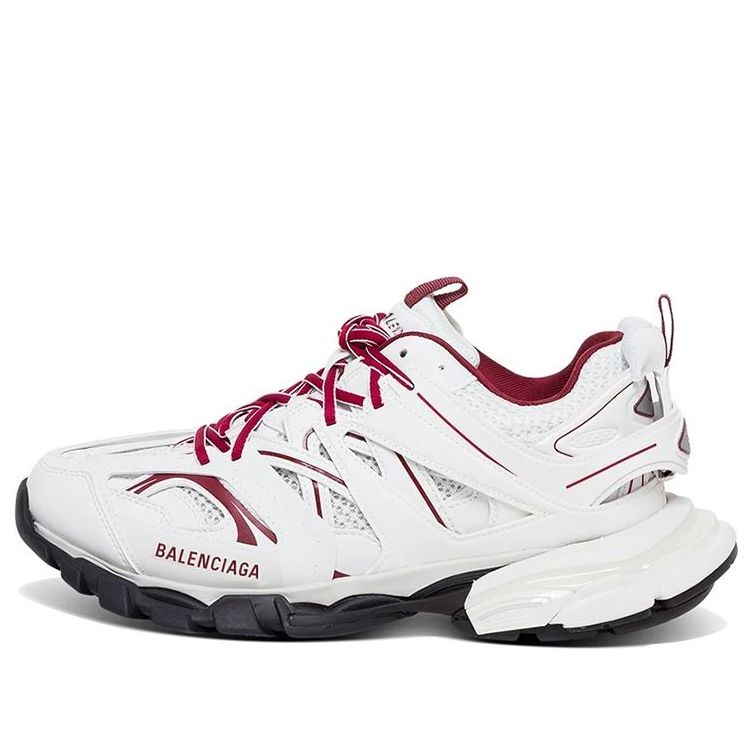 Balenciaga Track Sneaker 'White Burgundy' 542023W3AD19066