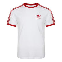 adidas originals Logo Sports Round Neck Short Sleeve White DY1533