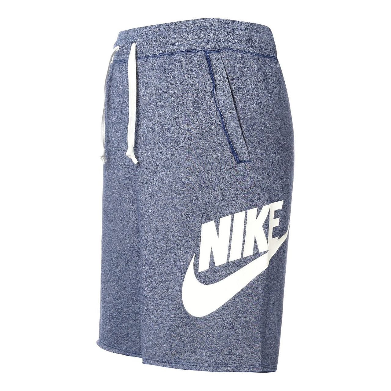 Nike Sportswear Logo Printing Drawstring Casual Shorts Blue AR2376-494