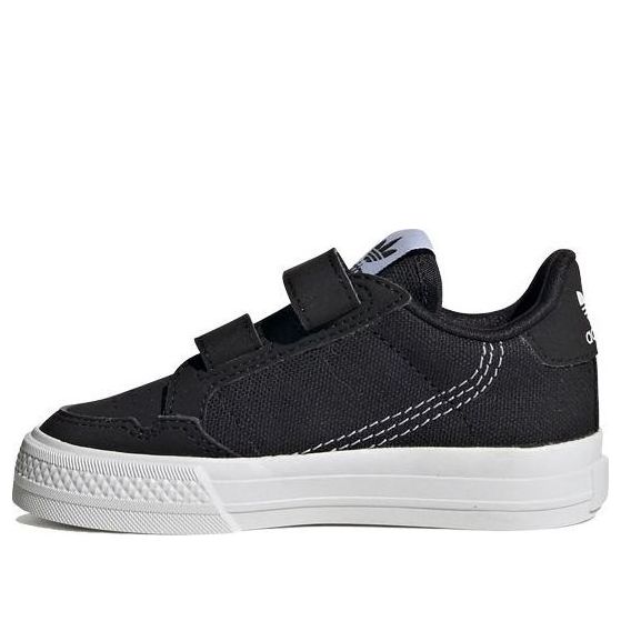(TD) adidas Continental Vulc 'Black White' EG9101