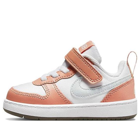 (TD) Nike Court Borough Low 2 'White Light Madder Root' DM1218-100