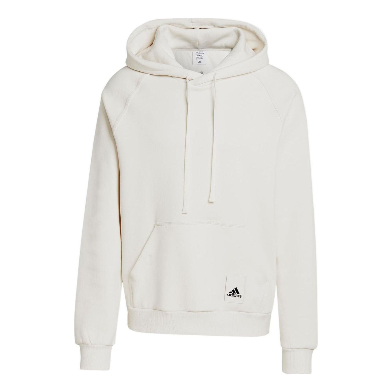 adidas Lounge Fleece Hoodie 'Chalk White' IA9343