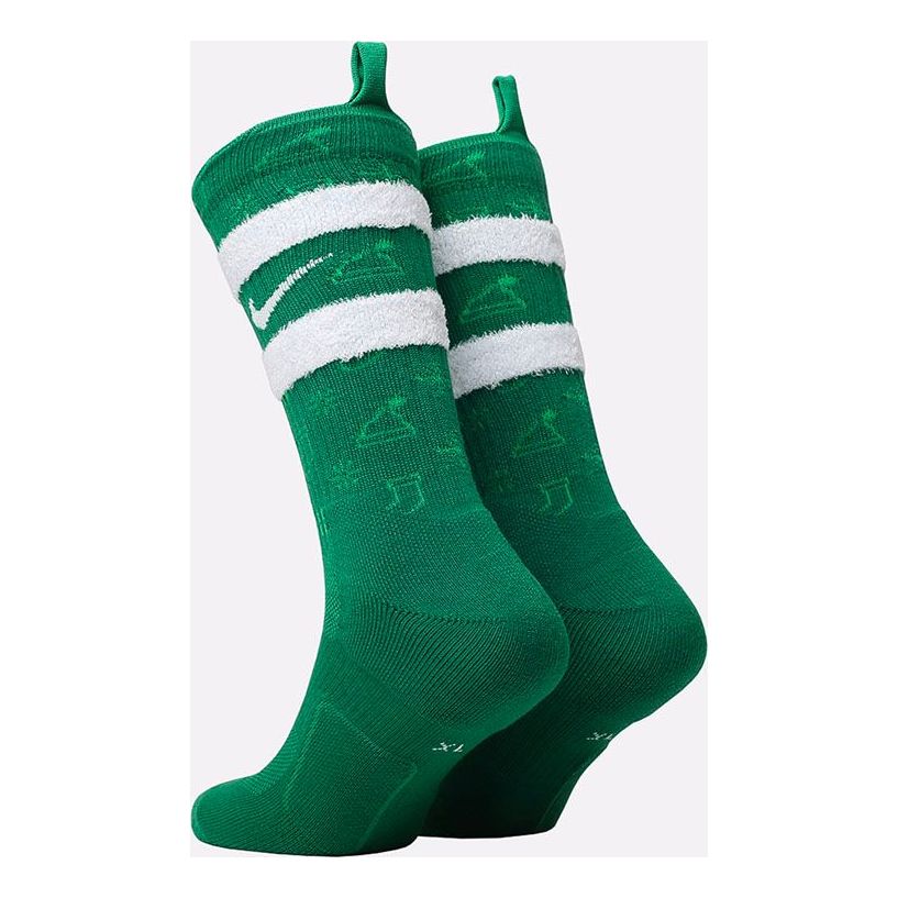 Nike Unisex Elite Crew 'Xmas' Socks 1 Pack Green CK6786-312