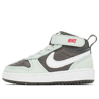 (TD) Nike Court Borough Mid 2 'Medium Ash Siren Red' CD7784-200