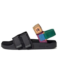 adidas Adilette Sandal 4.0 'Black Bold Green' H03417