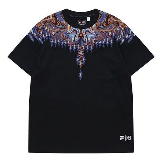 FILA FUSION x Marcelo Burlon SS22 Tee 'Black Purple' T11U229101F-BK