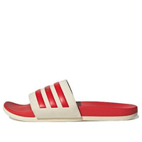 adidas Adilette Comfort Slide 'Wonder White Vivid Red' GW8755