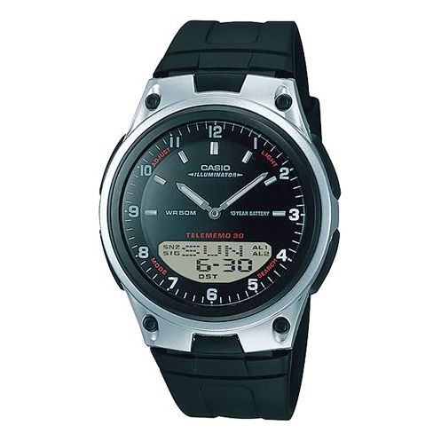 Casio Classic Retro Digital Watch 'Black Metallic' AW-80-1AJH