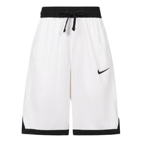 Nike Dri-Fit Elite Stripe Basketball Shorts 'White' CZ2446-100