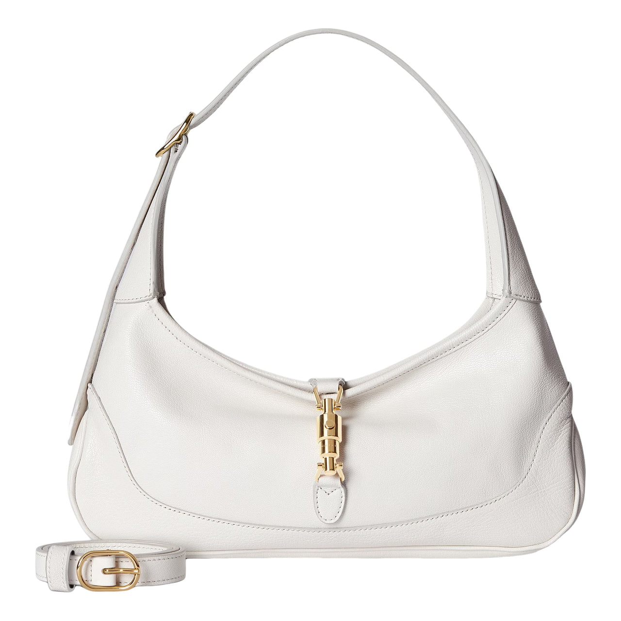 (WMNS) Gucci Jackie Slim Medium Shoulder Bag 'White' 863137-AAGDJ-9214