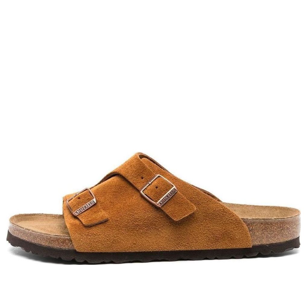 (WMNS) Birkenstock Zrich Suede Leather 'Mink' 1023842