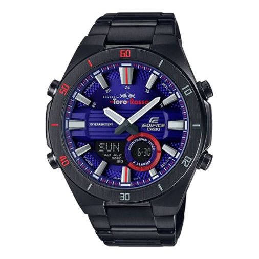 CASIO EDIFICE Series SCUDERIA TORO ROSSO Sportses Men's Black/Blue Mens BlackBlue Analog ERA-110TR-2A