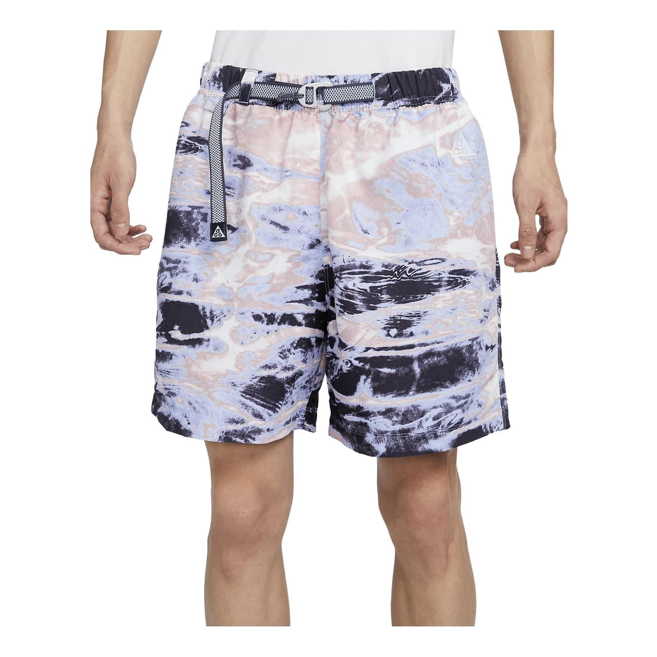 Nike ACG Allover Print Trail Shorts 'Pink Oxford Gridiron Cobalt' FB4199-601