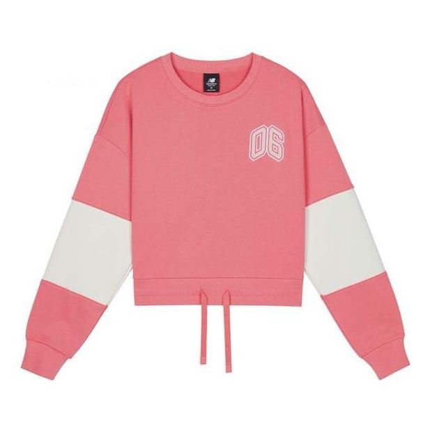 (WMNS) New Balance Pullover Shirt 'Pink Peach' AWT03336-CRO