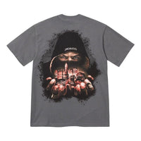 Supreme FW23 Week 7 Fighter T-shirt 'Grey' SUP-FW23-133