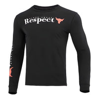 Under Armour Project Rock Respect Long Sleeve T-shirt 'Black' 1373761-001