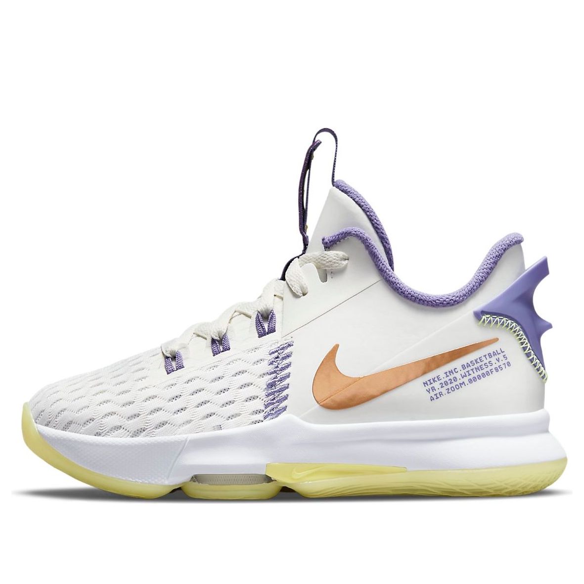 (GS) Nike LeBron Witness 5 'White Light Zitron' CT4629-102