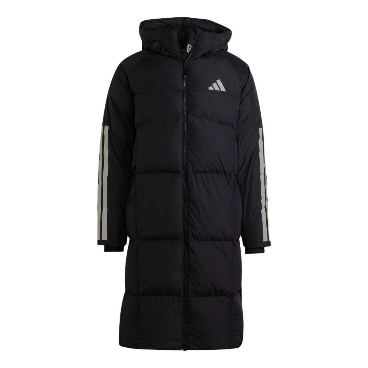 adidas LONG DOWN JKT Asia Sizing 'Black' JG3840