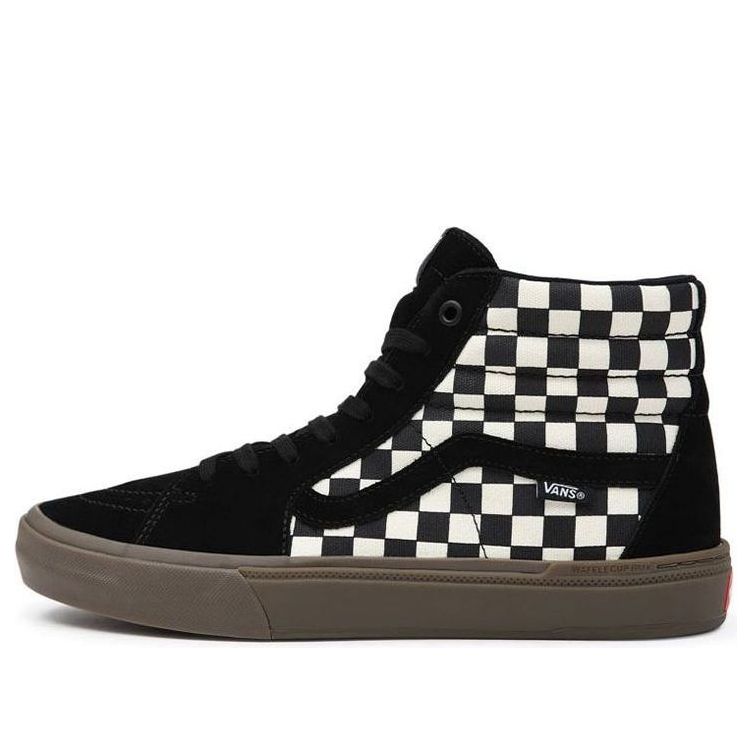 Vans Bmx SK8-HI Lightweight Non-Slip Wear-resistant Casual Skateboarding Shoes Black White VN0005V039L