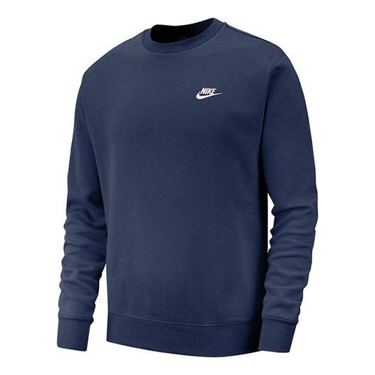 Nike Sportswear Casual Sports Round Neck Pullover Blue BV2663-410