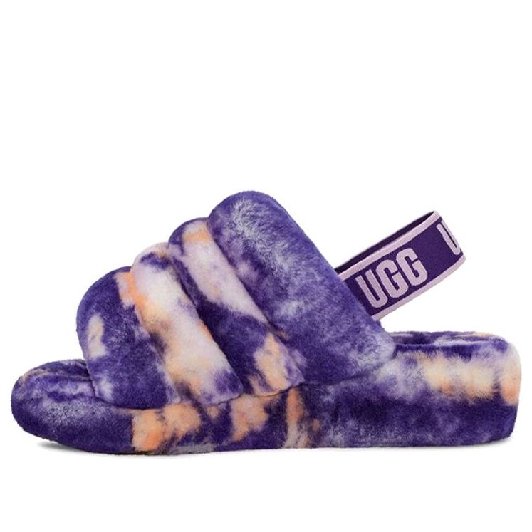 (WMNS) UGG Fluff Yeah Slide Marble 'Violet Night' 1122554-VNGH