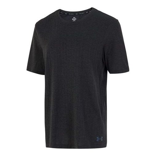 Under Armour RUSH Seamless Short Sleeve 'Black' 1373724-001