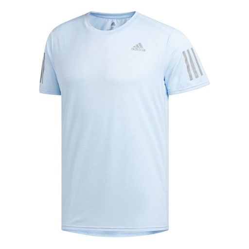 adidas Rs Cooler Ss M Running Sports Short Sleeve Blue DZ7253