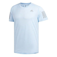 adidas Rs Cooler Ss M Running Sports Short Sleeve Blue DZ7253
