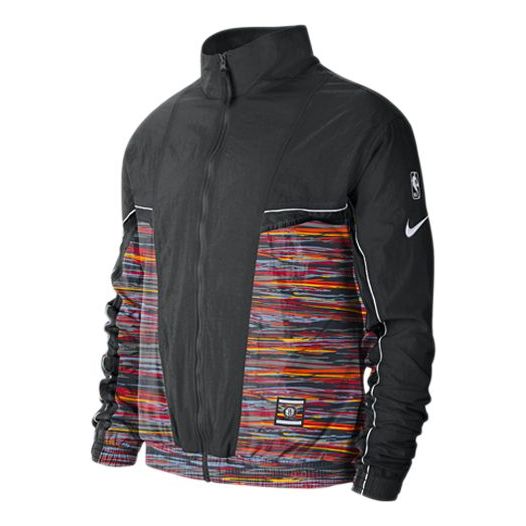 Nike NBA Brooklyn Nets Casual Sports Jacket Black CN5471-010