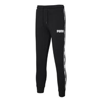 PUMA Tape Tracksuit Pant 'Black White' 587003-01