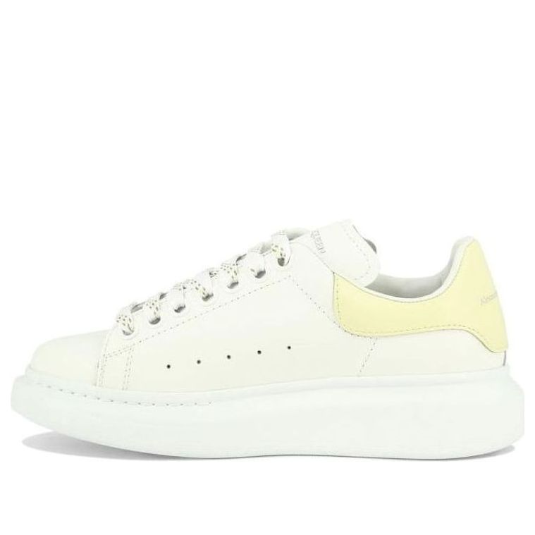 (WMNS) Alexander McQueen Oversized Shoes 'White Lemon Yellow' 718139WHGP53523